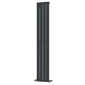 Oceanus Designer Radiator Anthracite 1800 x 295mm