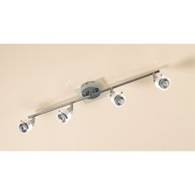 Zona Bar Chrome 4 Lamp Spotlight