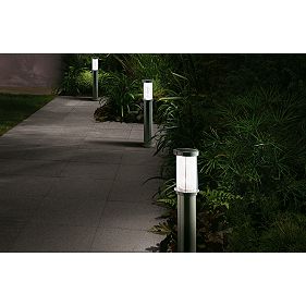 FLC Air 2-Light Black Post Lights Pack of 2