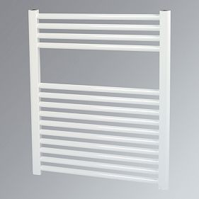 Kudox Flat White Towel Radiator 700 x 600mm 387W 1230Btu