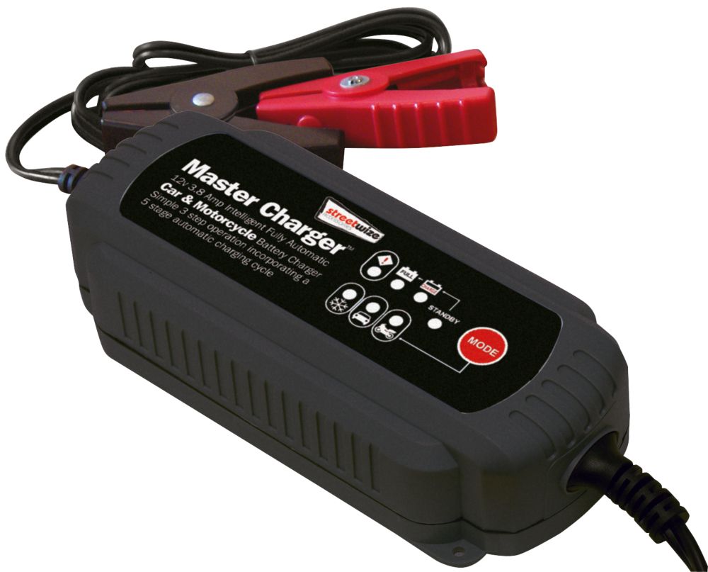 Streetwize SWIBC5 3.8A Fully Automatic Intelligent Charger ...
