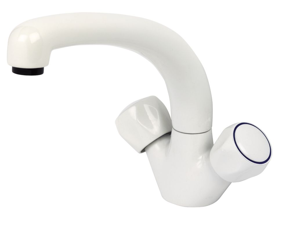 Contract Mono Sink Mixer Taps White