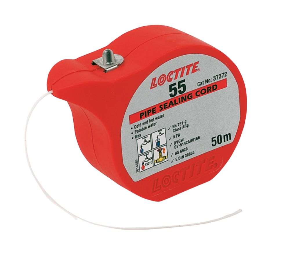 Loctite 55 Pipe Seal Cord 50m