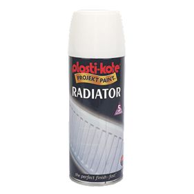 Plasti-Kote Radiator Paint 400ml Satin White