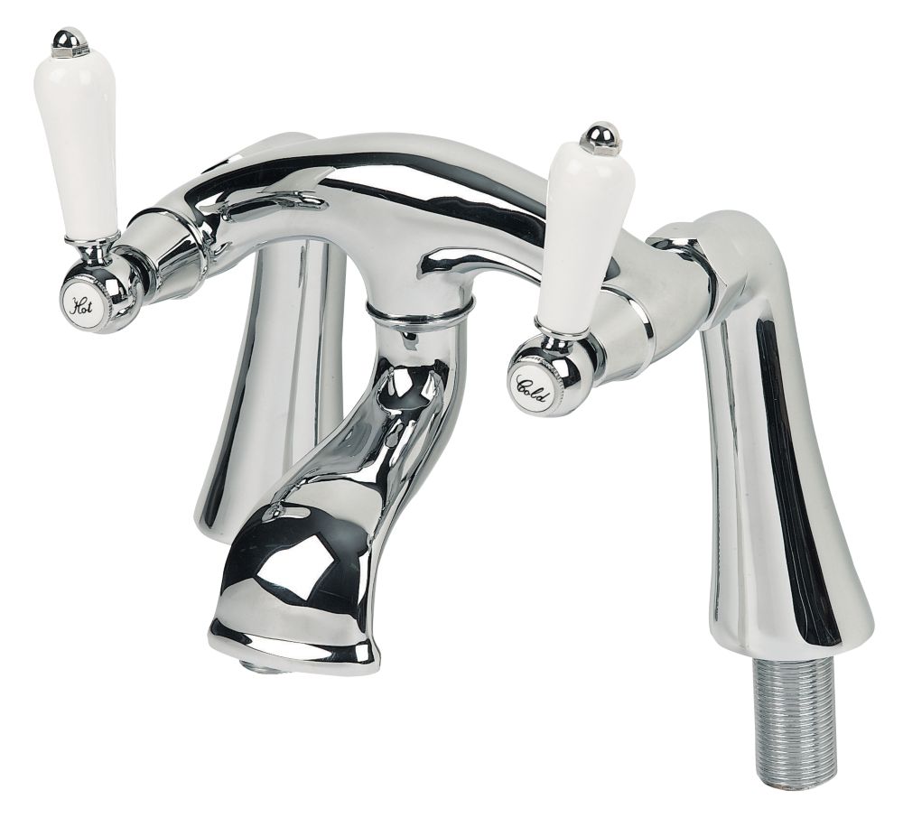 Swirl Period Bath Filler Tap | Bath Taps | Screwfix.com