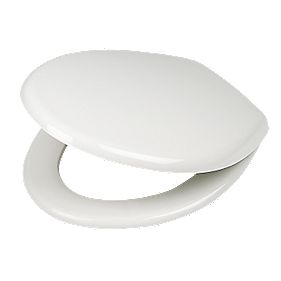 Carrara and Matta Thermoplastic Toilet Seat White