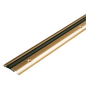 Compression Draught Excluder Gold Anodised 1828mm