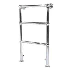 Traditional Victorian 3 Bar Towel Rail Chrome 535 x 914mm 148W