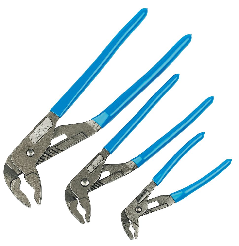 Channellock Griplock Pliers Set 3 Pc