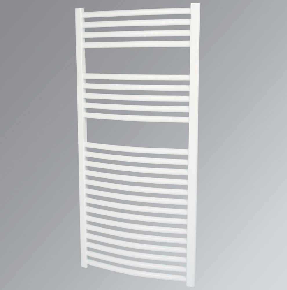 Kudox Curved White Towel Radiator 1100 x 500mm 524W 1788Btu