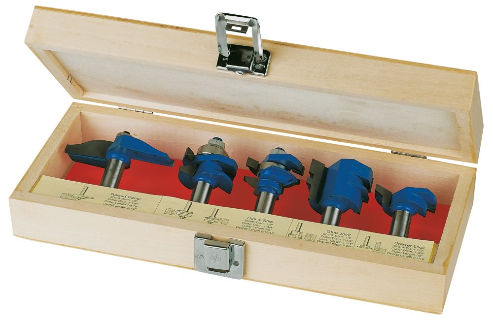 Cabinet Door Router Cutter Set 5Pcs