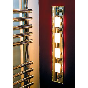 Halolite Mirrored Quad Bathroom Wall Light 20W