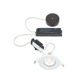 LAP Fixed Round Low Voltage Downlight Gloss White 12V