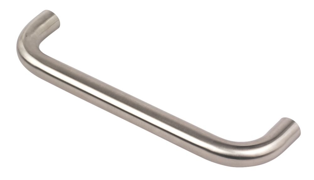 Office D Pull Handle Satin Stainless Steel 225mm Pack of 2