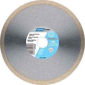 Norton Expert ProGlass Diamond Blade 180 x 25.4mm