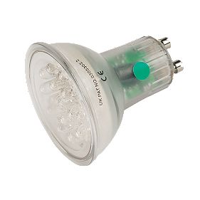 Halolite Green LED Lamp GU10 22Lm 1.5W