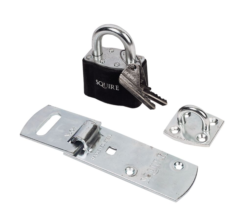 Squire 54mm Hasp amp Staple with Padlock