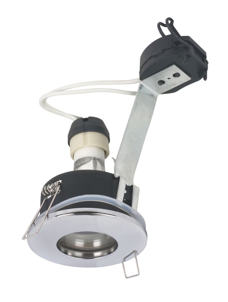 Halolite Fixed Polished Chrome Bathroom Downlight