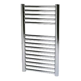 Kudox Chrome O Profile Towel Rail 400 x 700mm 187W 638Btu