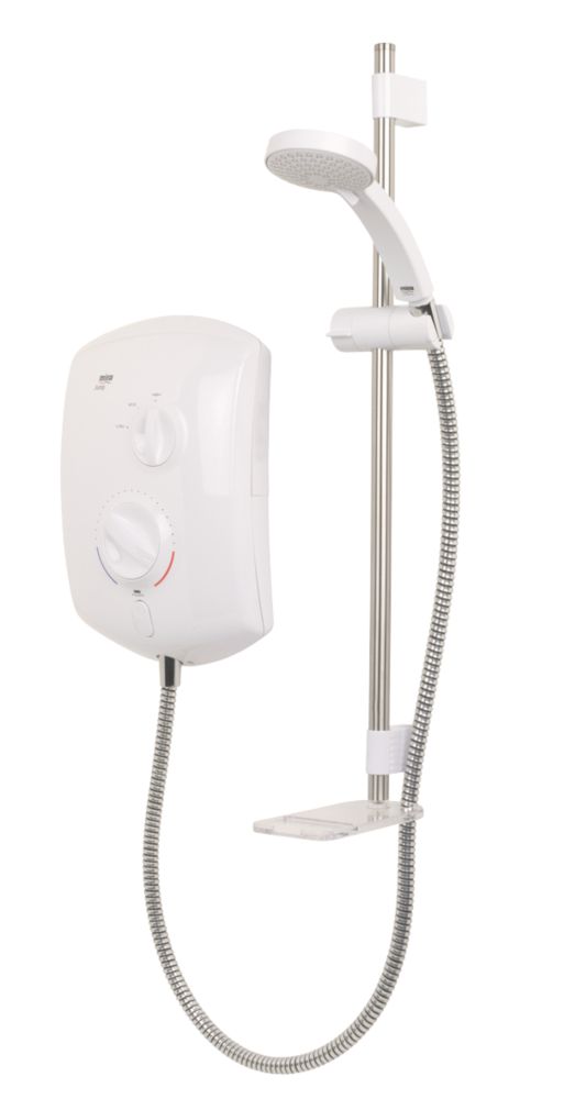 Mira Jump Manual Electric Shower White/Chrome