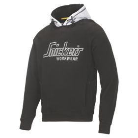 Snickers 2808 Black Hoodie Hooded Sweatshirt XL