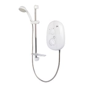 Vie Electric Shower White / Chrome 9.5kW