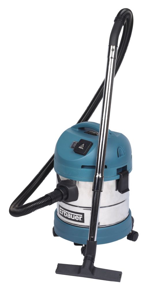 Erbauer 20Ltr Stainless Steel Wet amp Dry Vacuum