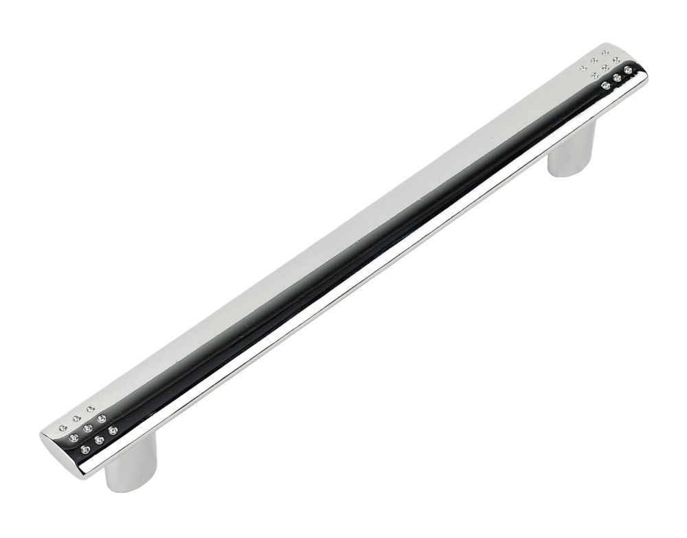 Slimline Dimple Handle Bright Chrome 128mm Pack of 2