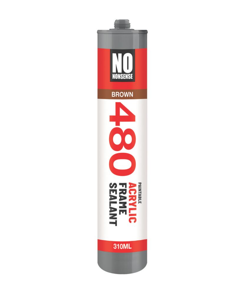 No Nonsense Acrylic Frame Sealant Brown 310ml