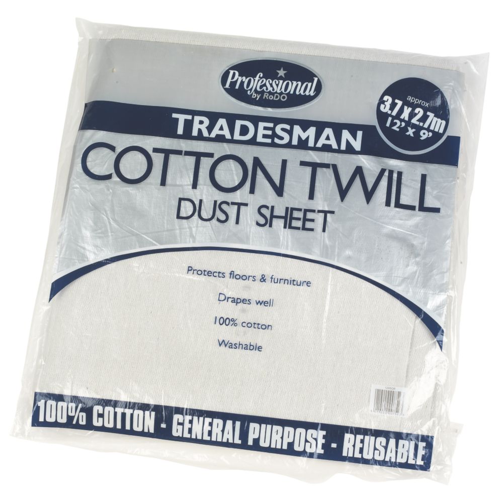 Cotton Twill Dust Sheet 1239 x 939