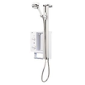 Elevate Electric Shower White/Chrome 9.5 kW