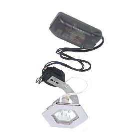 Halolite Fixed Hexagonal Polished Chrome 12V Low Voltage Downlight