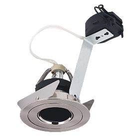 Halolite Fixed Round Satin Nickel 12V Low Voltage Downlight