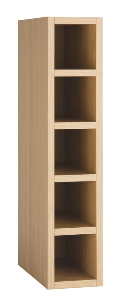 Unbranded Oak Style Kitchen 150mm Single Wine Rack