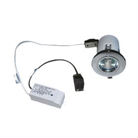 Robus Fixed Low Voltage Fire Rated Downlight Polished Chrome 12V