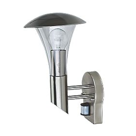 Cone Wall Light with PIR Sensor Stainless Steel