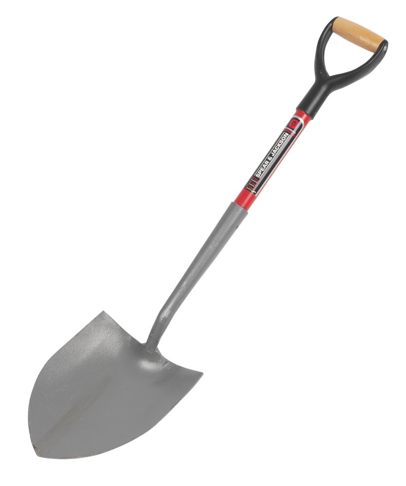 Round Mouth Fibreglass Shovel