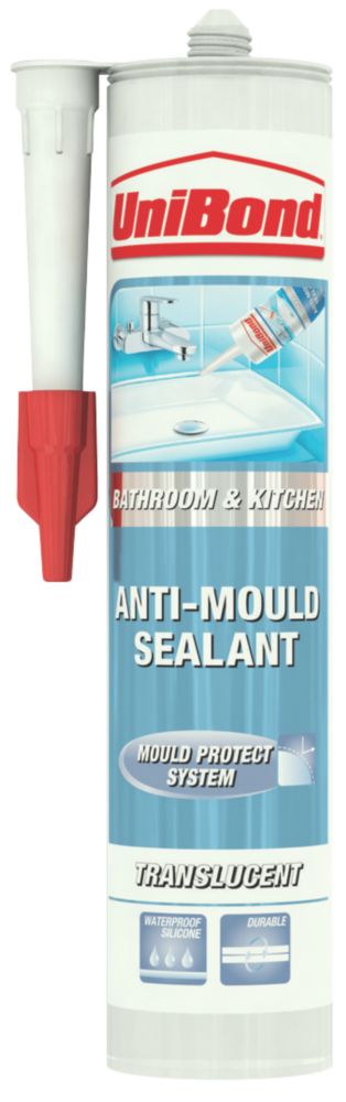 UniBond Anti Mould Sanitary Sealant Clear 310ml