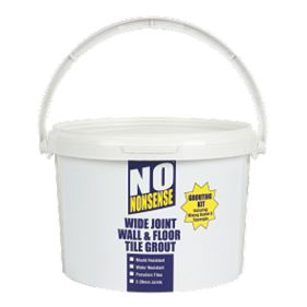 No Nonsense Wide Joint Wall&Floor Grout Limestone