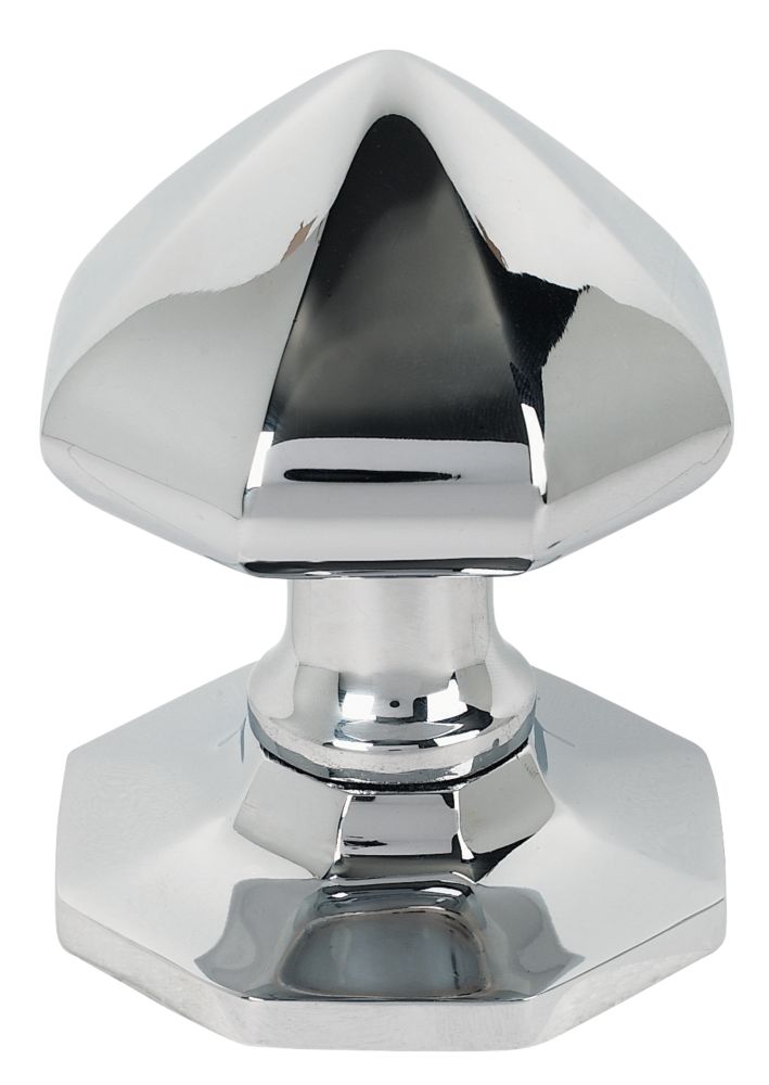 Door Knob Polished Chrome 75mm