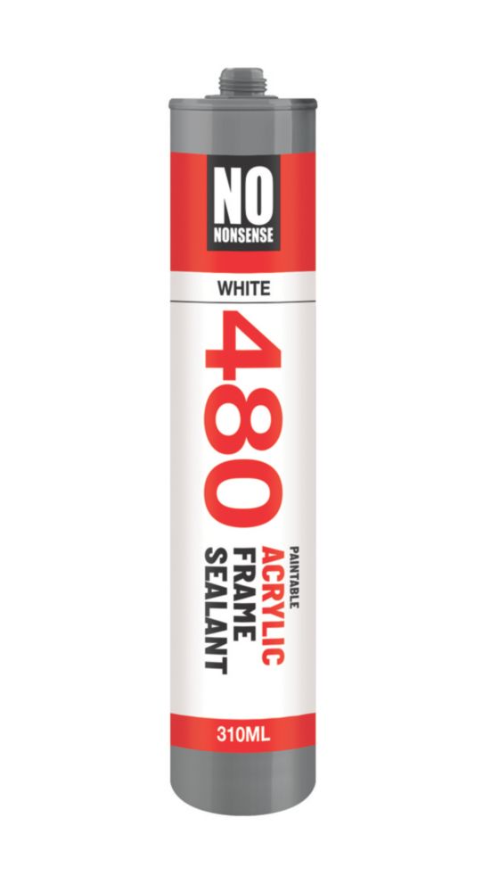 No Nonsense Acrylic Frame Sealant White 310ml