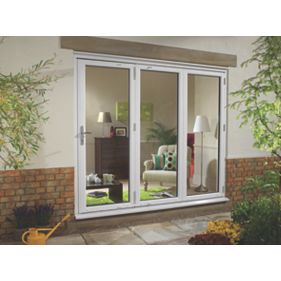 Fold & Slide Glazed Patio Door Double RH PVCu White 1790 x 2090mm