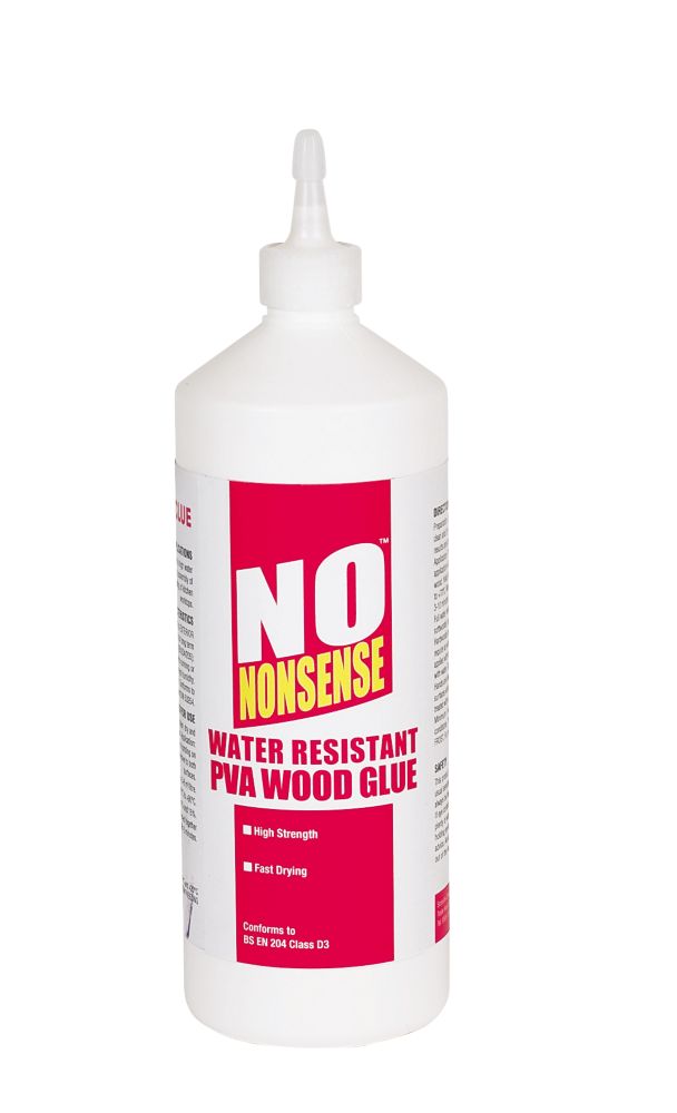 No Nonsense Weather Resistant PVA Wood Glue 1Ltr | Wood Glues