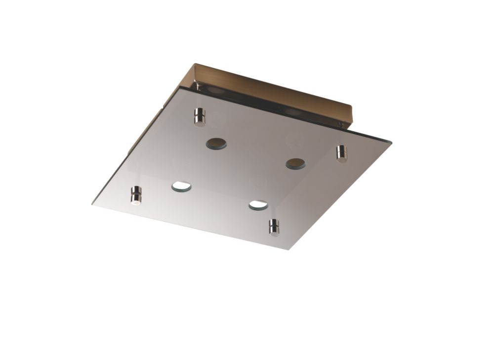 Unbranded Olave Brushed Chrome Ceiling Light 25W