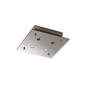 Olave Brushed Chrome Ceiling Light 25W