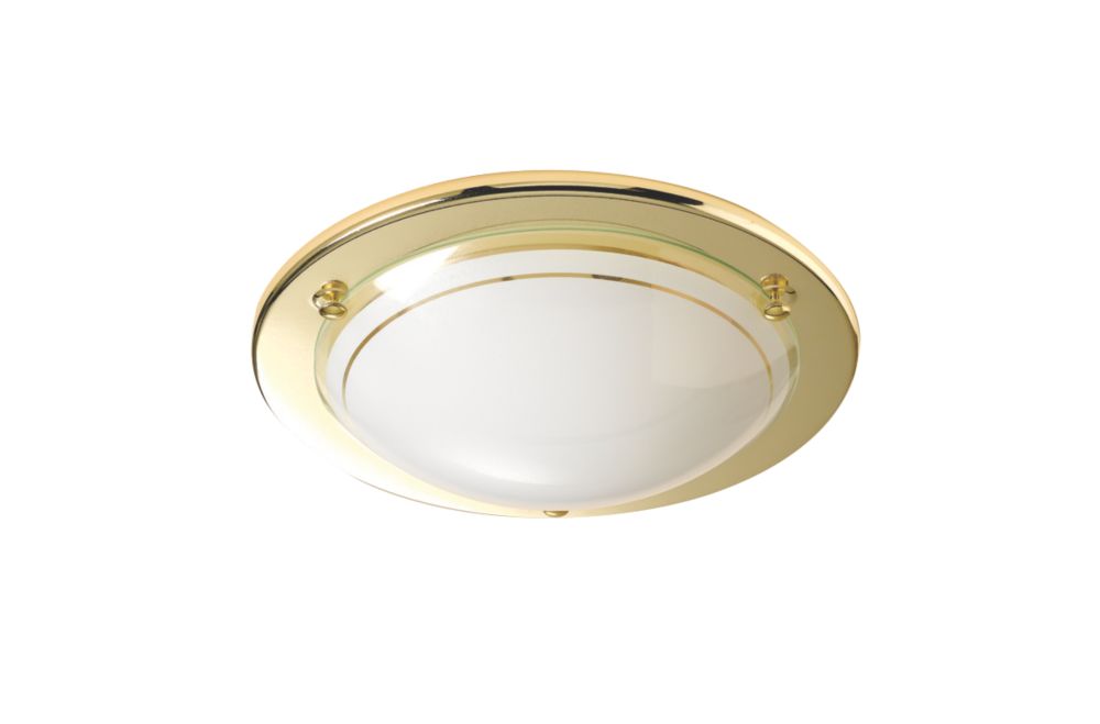 Unbranded Brass Circular Ceiling Light 60W