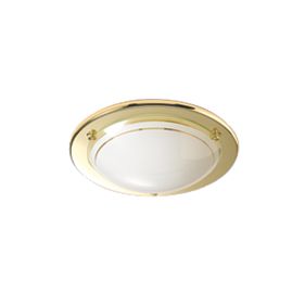 Brass Circular Ceiling Light 60W