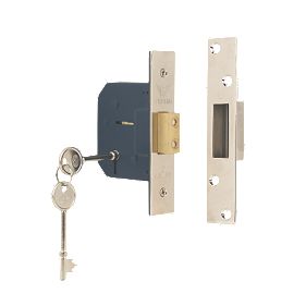 Sterling 5-Lever Mortice Deadlock Satin Nickel 2