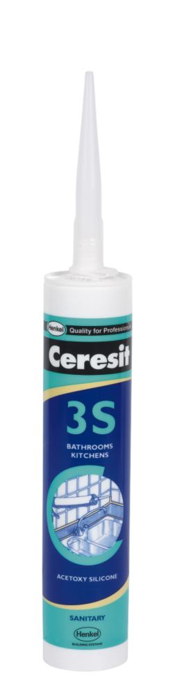 Ceresit 3S Sanitary Sealant Translucent 300ml
