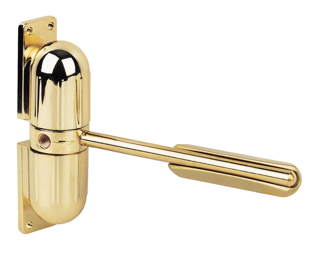 Surface Mounted Door Closer Brass